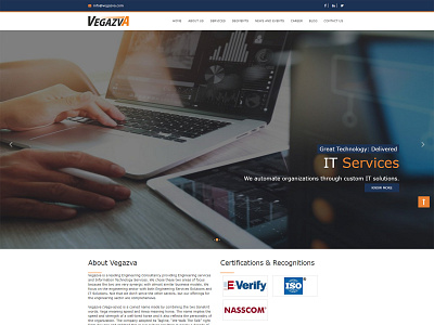 vegazva bootstrap css frontend html ui ux webdesign website design