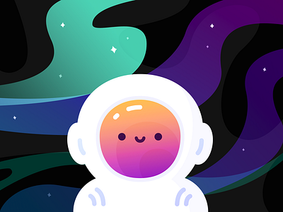 Cute spaceman