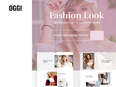 OGGI Fashion Store fashion oggi store wordpress