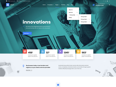 Setech - IT Services and Solutions it services solutions technology theme web wordpress