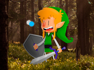 Link`s Adventure adobe illustrator adobe photoshop art awesome character character design color composition dailyart doodle dope drawing drawings link nintendo tloz vector