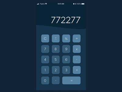 Calculator 004 app calculator calculator ui color daily 100 challenge daily ui dailyui dailyuichallenge dark dark app dark ui design ui ui ux ui design uidesign uiux ux uxui