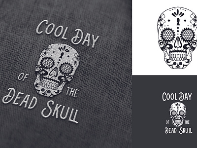 cool day of the dead skull