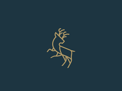 deer animal animal logo animation art branding design graphic design icon illustration illustrator logo minimalist vector