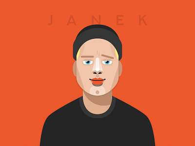 Jan Rapowanie character flat illustration music