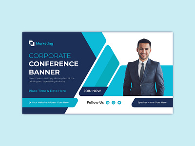 Corporate conference banner