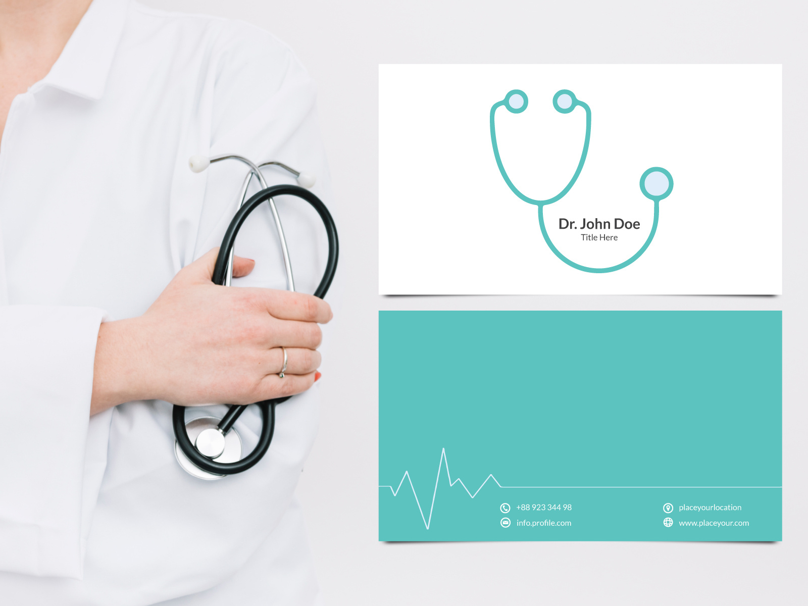 Doctor Business Card By Mosarraf Hossain On Dribbble