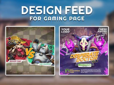 Design for social media game fanpage feed & post 3