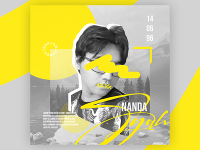 Potrait artwork adobe photoshop artwork dribbble fiverr freestyle inspiration modernism new potrait urban yellow