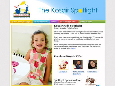 Kosair Charities Newsletter