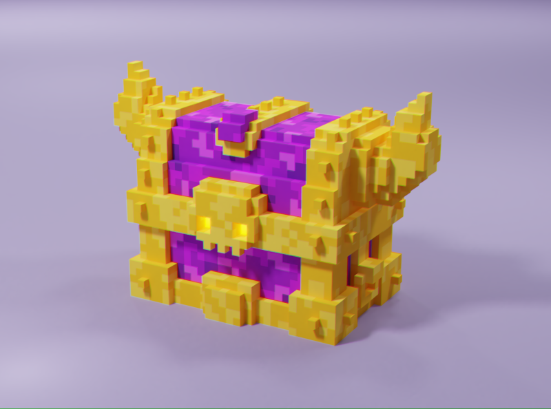 Ender Chest - Voxel Model by Allen on Dribbble