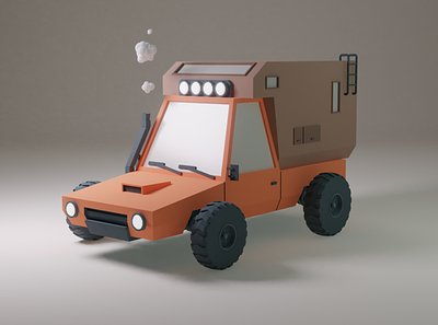 Low-poly truck 3d 3d art animation art asset blender car colors game art low lowpoly poly render rendering simple sketchfab truck vehicle vehicles