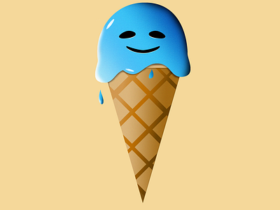 Ice cream design illustration