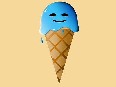 Ice cream design illustration