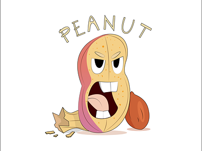 peanut adobe illustrator design illustration vector