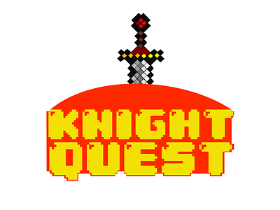 Knight Quest adobe illustrator design dribble dribble rebound game illustration knight knight quest logo quest rebound retro retro video game sword vector video game