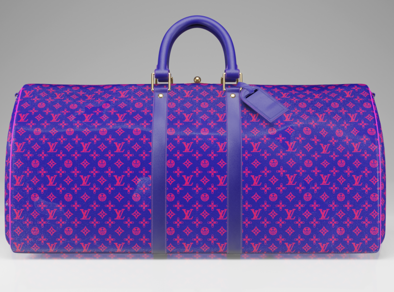 Louis Vuitton Keepall 3D modeling x Custom Texture by Federico Perini on  Dribbble