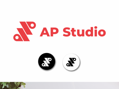 AP Studio Logo Design ... branding graphic design log