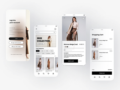Fashion E-commerce App Design app application e commerce fashion ui uiux