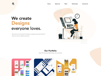 freelancer design illustration typography ui web