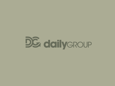 Logo DailyGroup branding daily green group logo olive