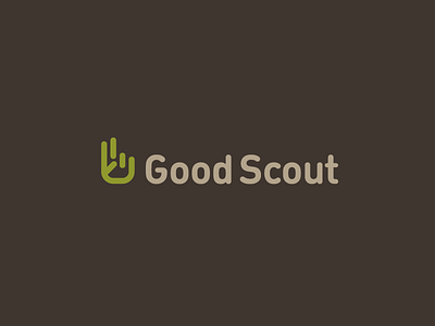 Logo Goodscout2 hand salute scout sign
