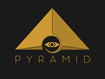 PYRAMID all seeing eye egyptian eye logo mason pyramid triangle