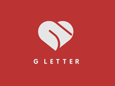 LETTER G SHAPED HEART branding company design fashion g g letter graphic design heart illustration letter g logo logotype minimalistic shaped g