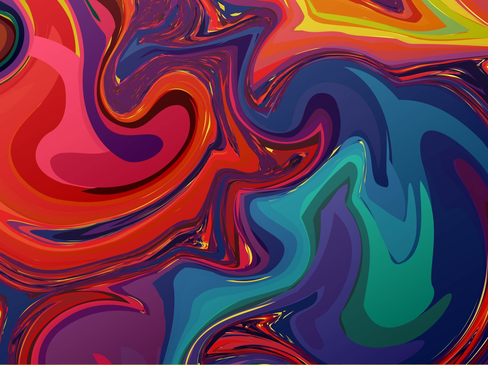 Liquid paint texture in expressionism style. by Eljan on Dribbble