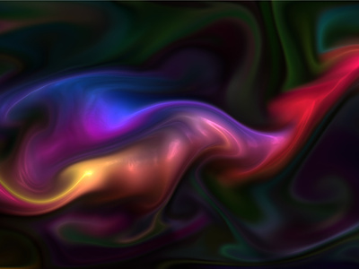 Abstract colorful 3d fluid art background.