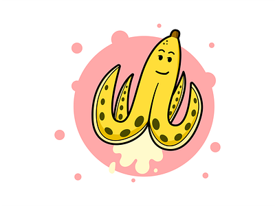 Octonana animal banana illustration illustration art octopus