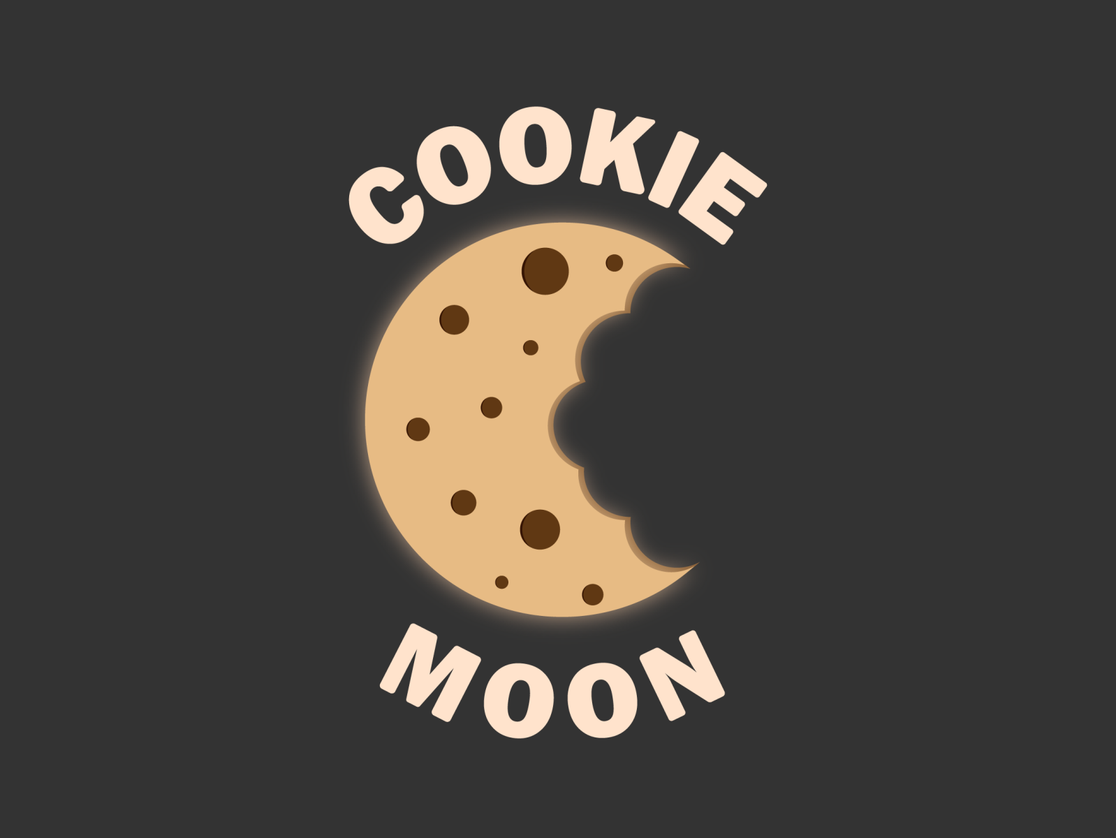 Cookie Moon Logo by NEKRON on Dribbble