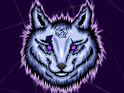 Fenrir The Wolf beast dark design graphic design illustration illustrator mascot mythology nordic norse shirt vector wolf