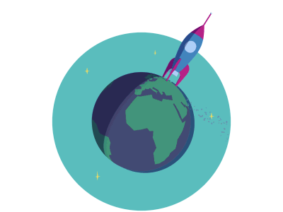 Soaring madly through the mysteries that come animation cinema4d gif motion graphics