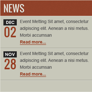 Event Calendar calendar events news
