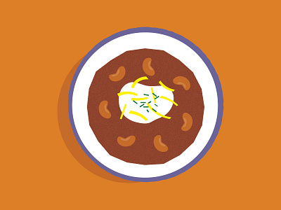 Bowl of Chili icon illustration