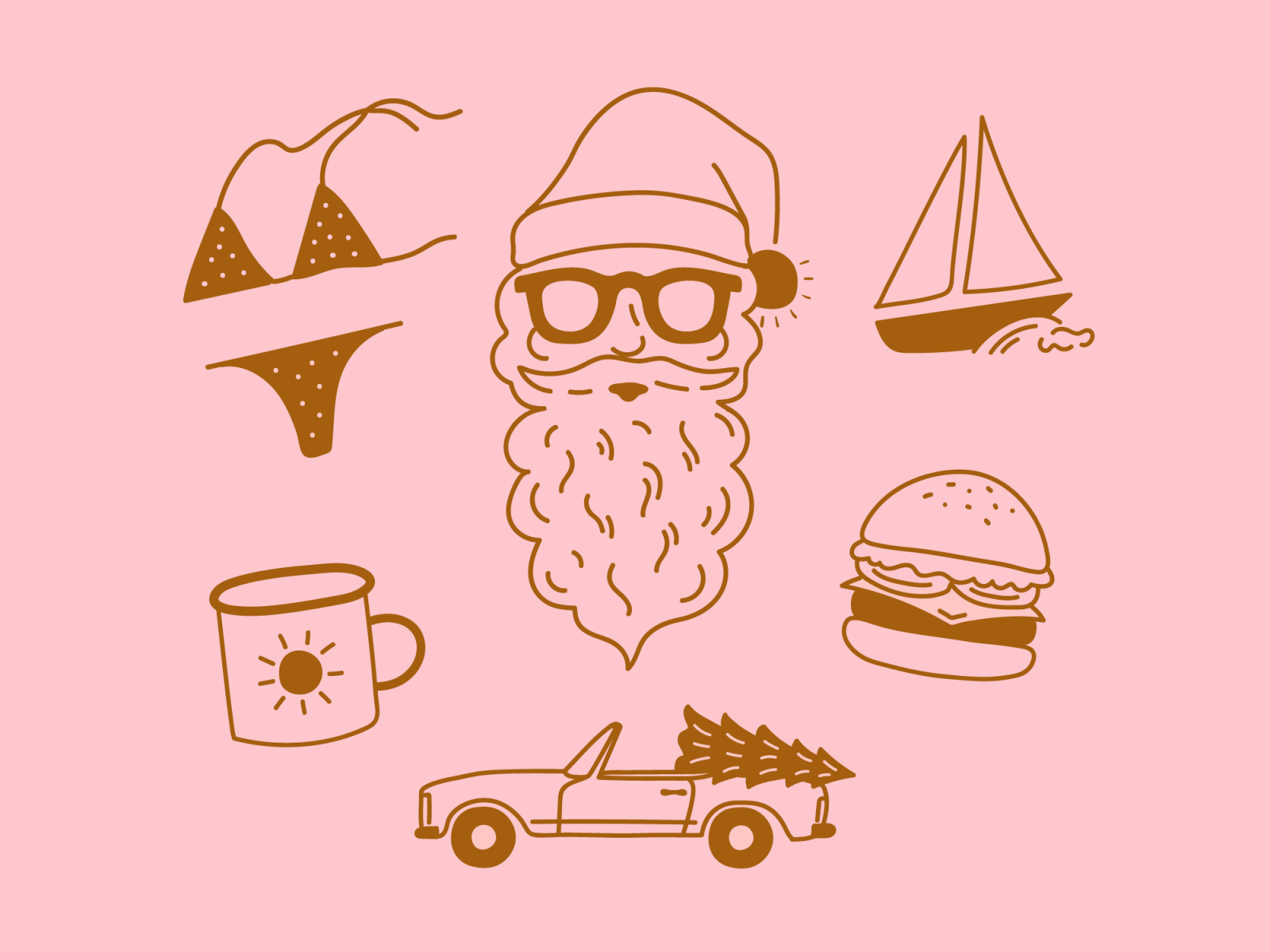 California Christmas by Frankie Barton on Dribbble