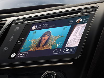 CarPlay - WPV app apple carplay cars concept entertainment ios music radio ui ux wpv