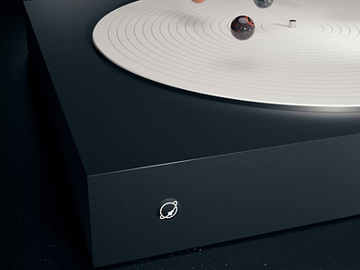 Vinyl planets 3d artist cinema4d design octane octanerender