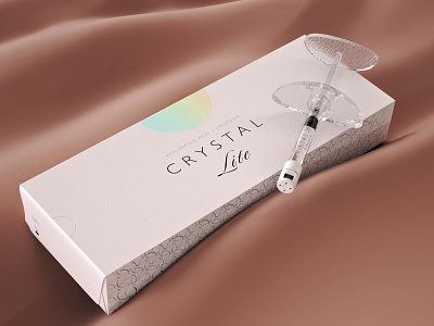 Crystal cosmetic product visualization