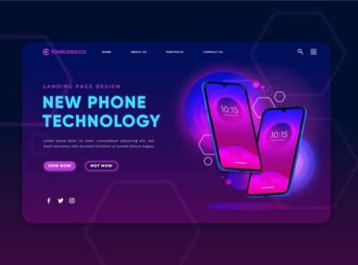 Gradient Landing Pages by dmbondemand on Dribbble