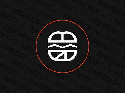 BurgerRock Media Logo Design & Brand Pattern