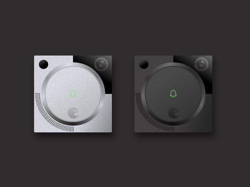 August Doorbell Cam Renders (Gen 1) ux ui app startup install device sketch render internet of things iot doorbell august doorbell cam august