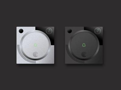 August Doorbell Cam Renders (Gen 1) app august august doorbell cam doorbell install device internet of things iot render sketch startup ui ux