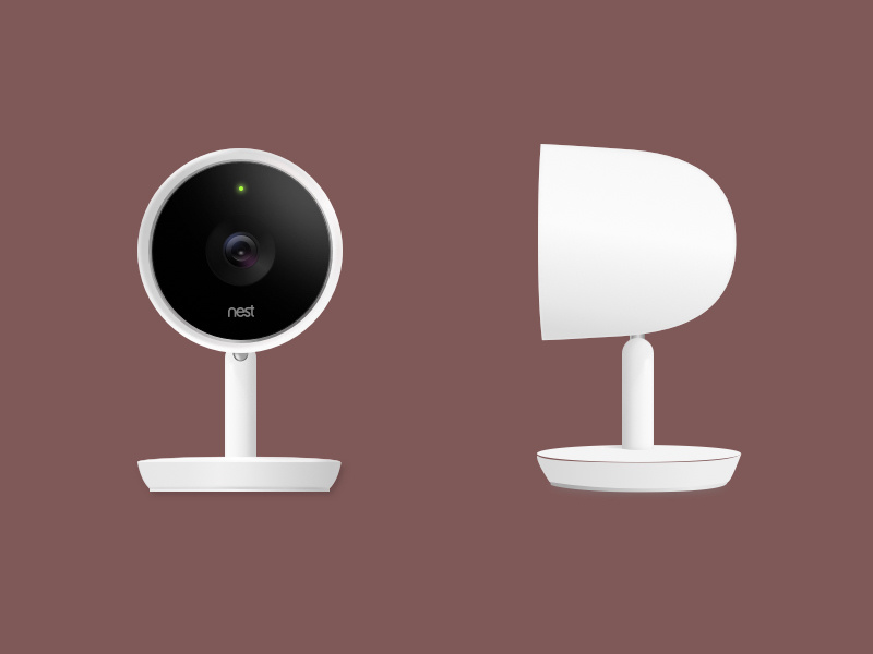 Nest Cam IQ Sketch Render tech san francisco nest cam iq nest cam nest iq render sketch