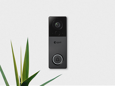 August Doorbell View august august home cmf creative design doorbell hardware industrial industrial design internet of things iot product product design render san francisco ux view