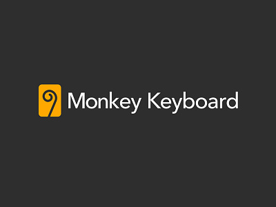 Monkey Keyboard Logo app design keyboard logo monkey ny