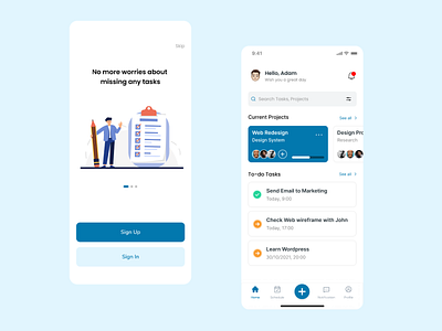 Task Management UI APP dailyui design figma home illustration illustrator projectmanagement task taskmanagement ui uiapp uiux uixuapp