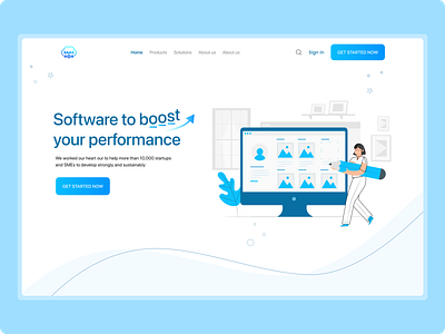 SAAS Landing Page