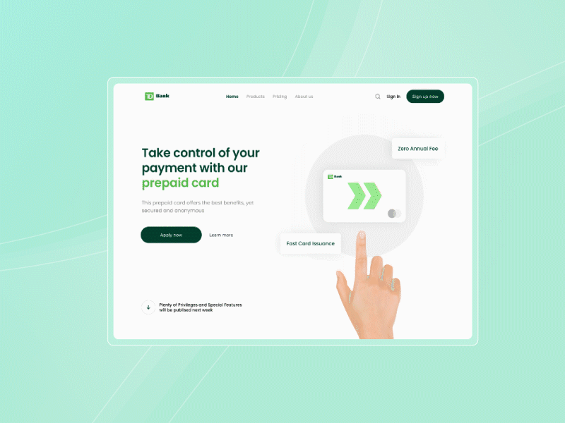 Banking, Finance Landing Page banking bankingweb branding design figma finance fintech illustration illustrator landingpage ui uiux web